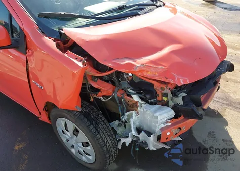 2012 Toyota Prius C One from USA, damaged, VIN JTDKDTB30C1011777